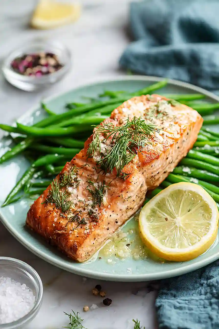 grilled salmon in foil