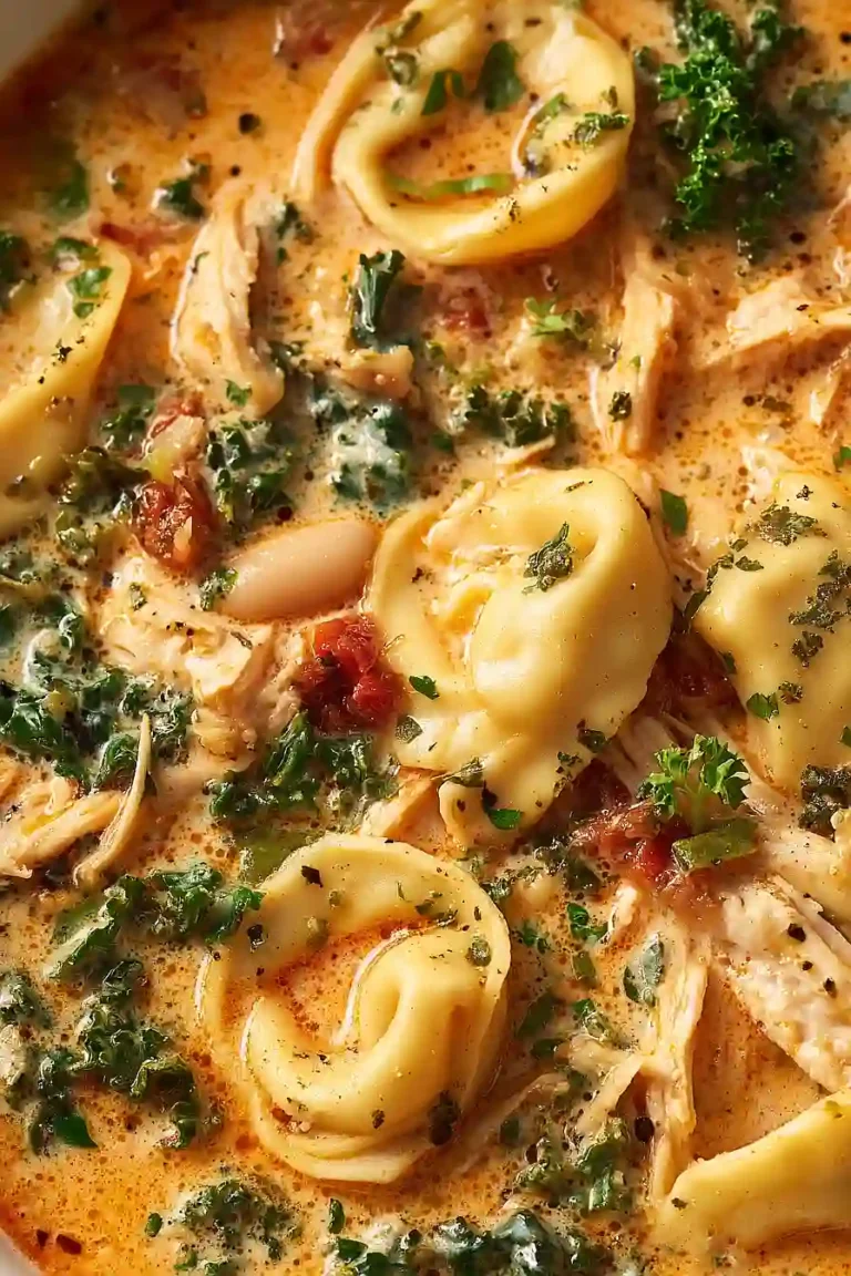 Marry Me Chicken Tortellini Soup