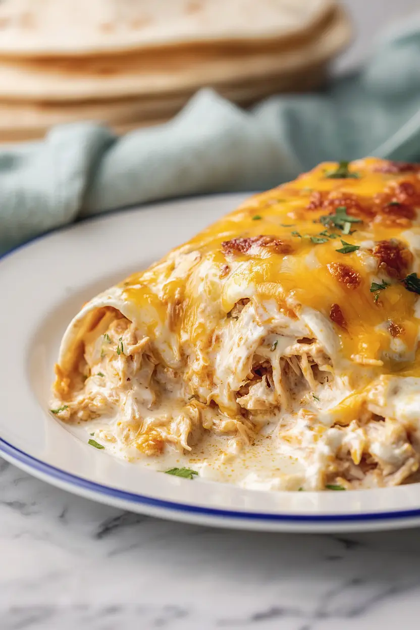 Crack Chicken Enchiladas
