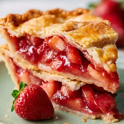 strawberry rhubarb pie