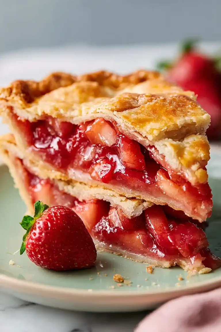 strawberry rhubarb pie