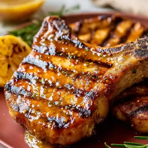 honey mustard grilled pork chops