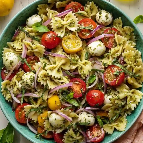 mozzarella pasta salad