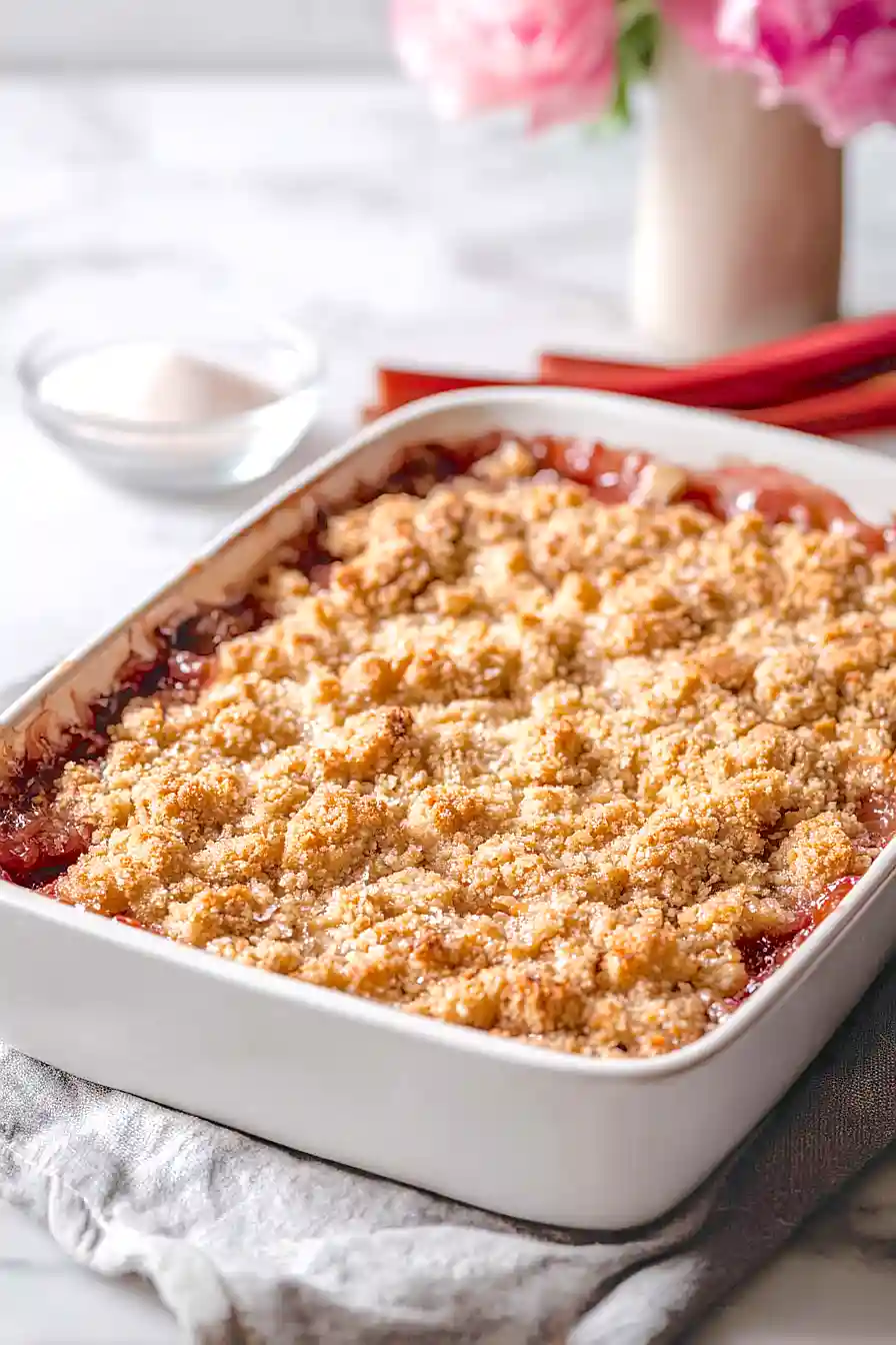 rhubarb dump cake without jello