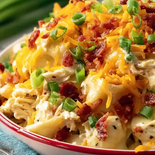 Crockpot Crack Chicken Pasta