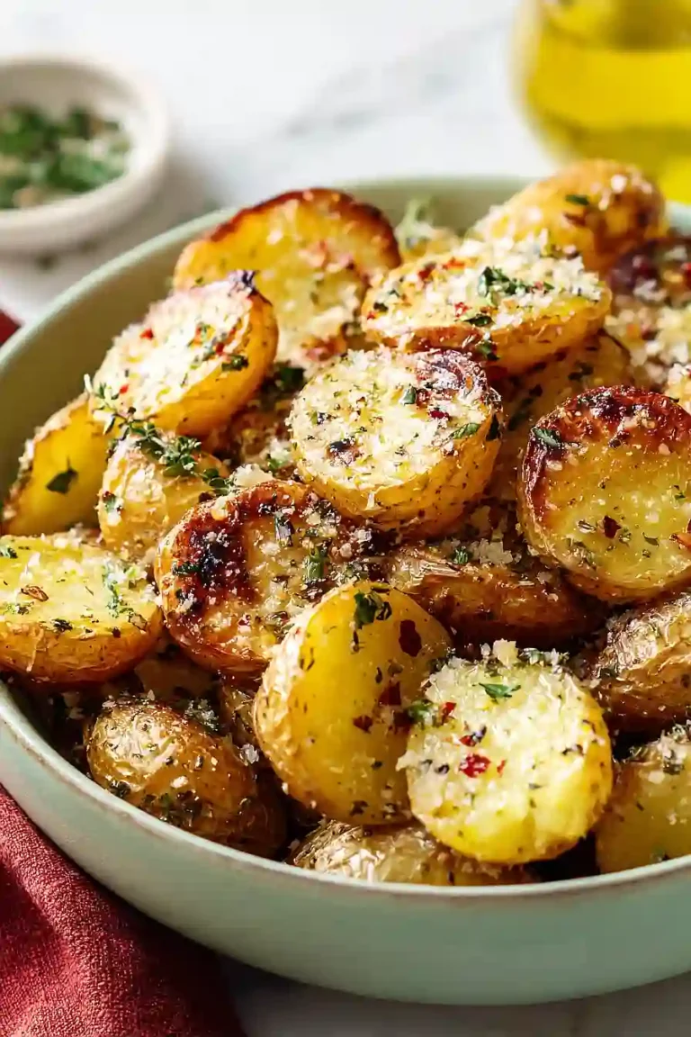 grilled garlic herb potatoes