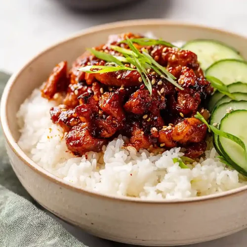 Korean Chicken Bowls
