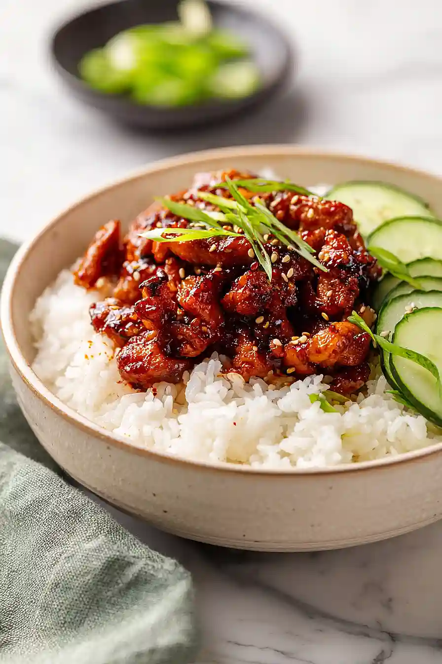 Korean Chicken Bowls