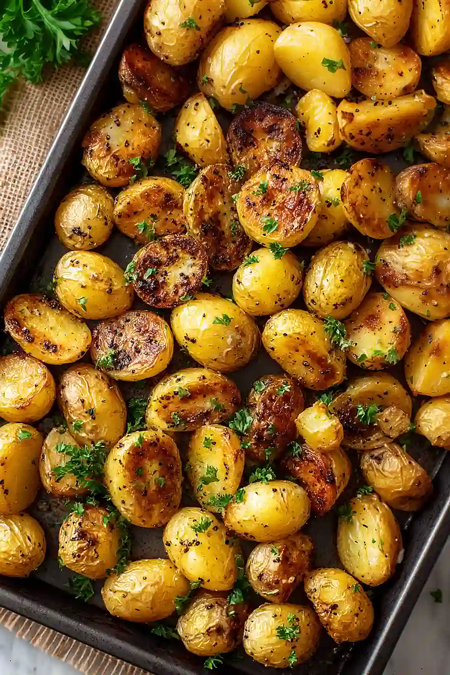 grilled baby potatoes