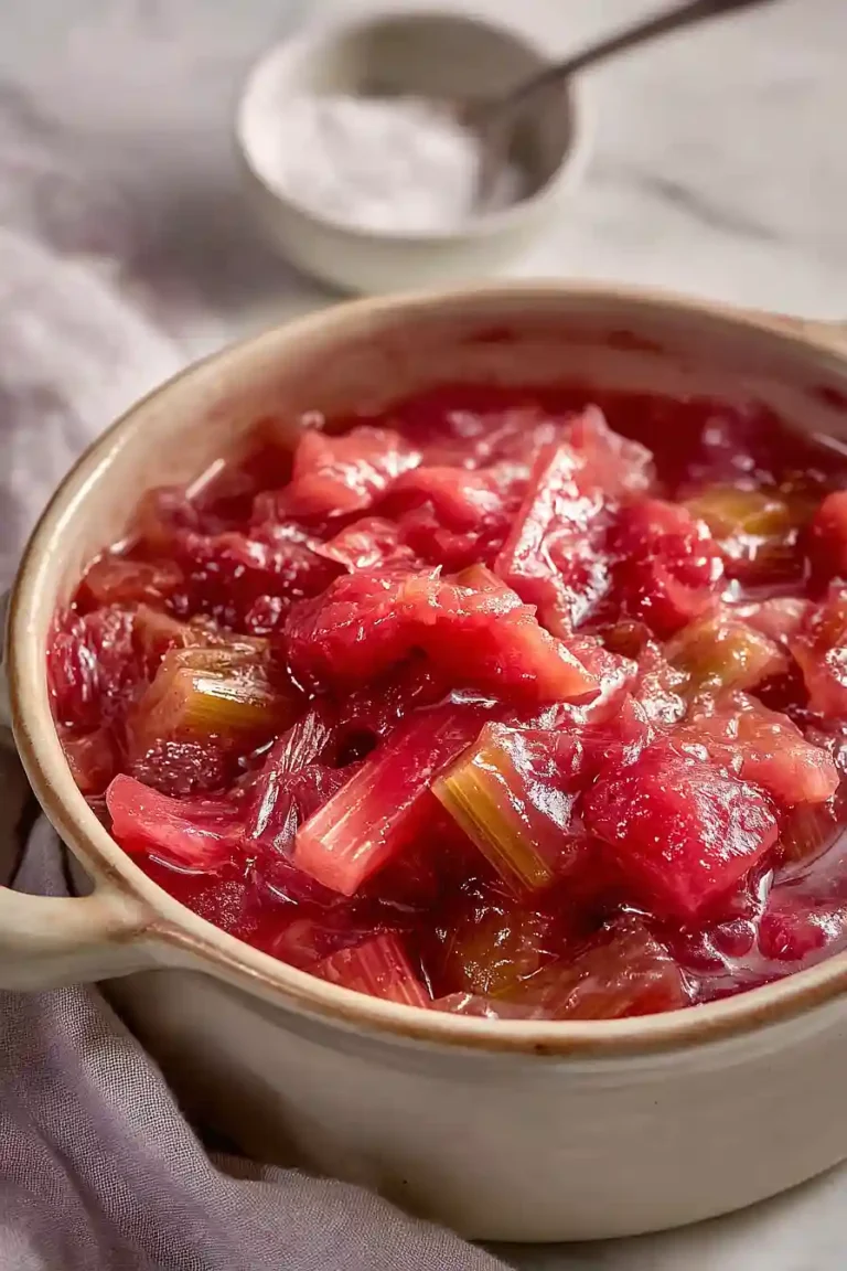 sugar free rhubarb compote