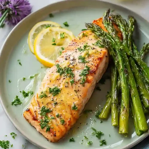 grilled salmon and asparagus