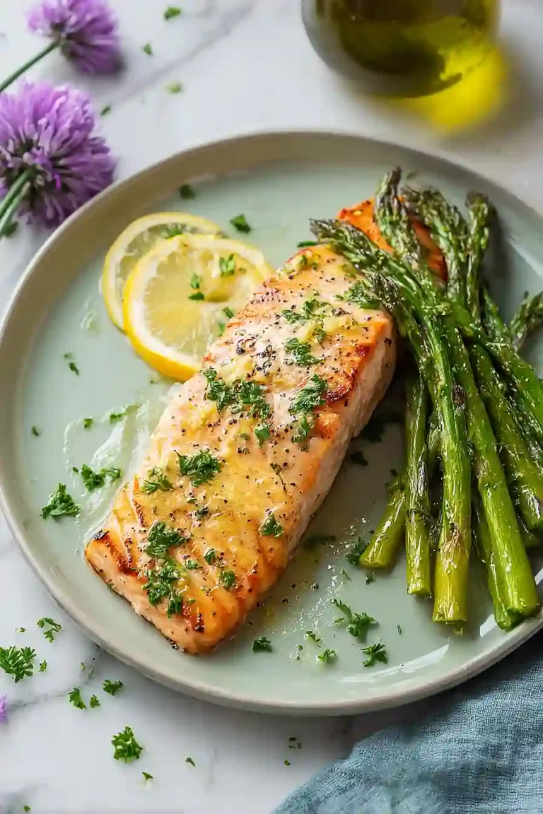 grilled salmon and asparagus