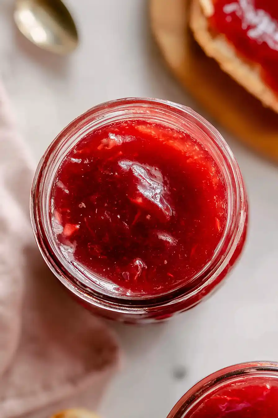 rhubarb jam with jello