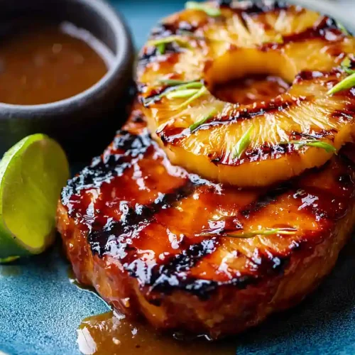 grilled hawaiian pork chops