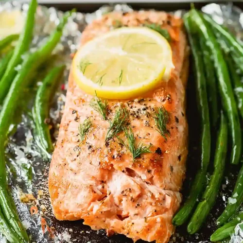 grilled salmon in foil