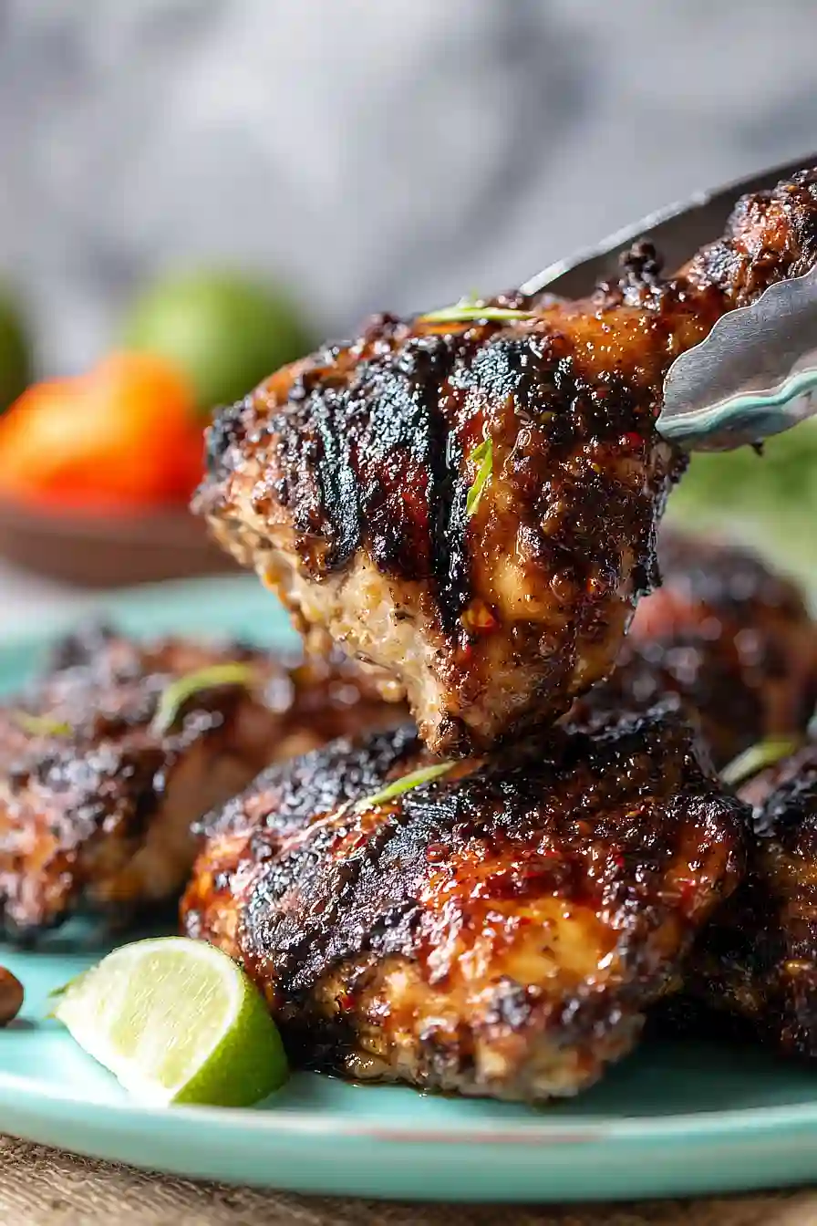 grilled jerk chicken