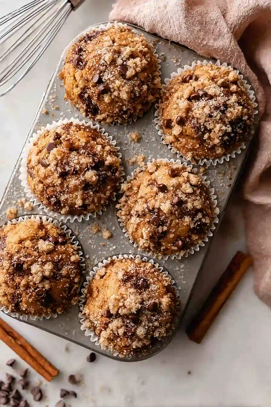 Banana Bread Muffins With Chocolate Chips