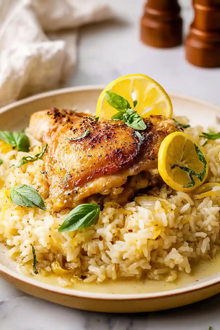 lemon chicken and rice casserole