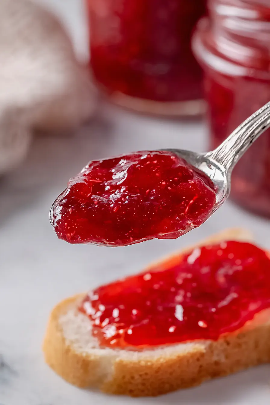 rhubarb jam with jello