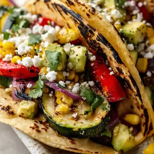 grilled vegetable tacos