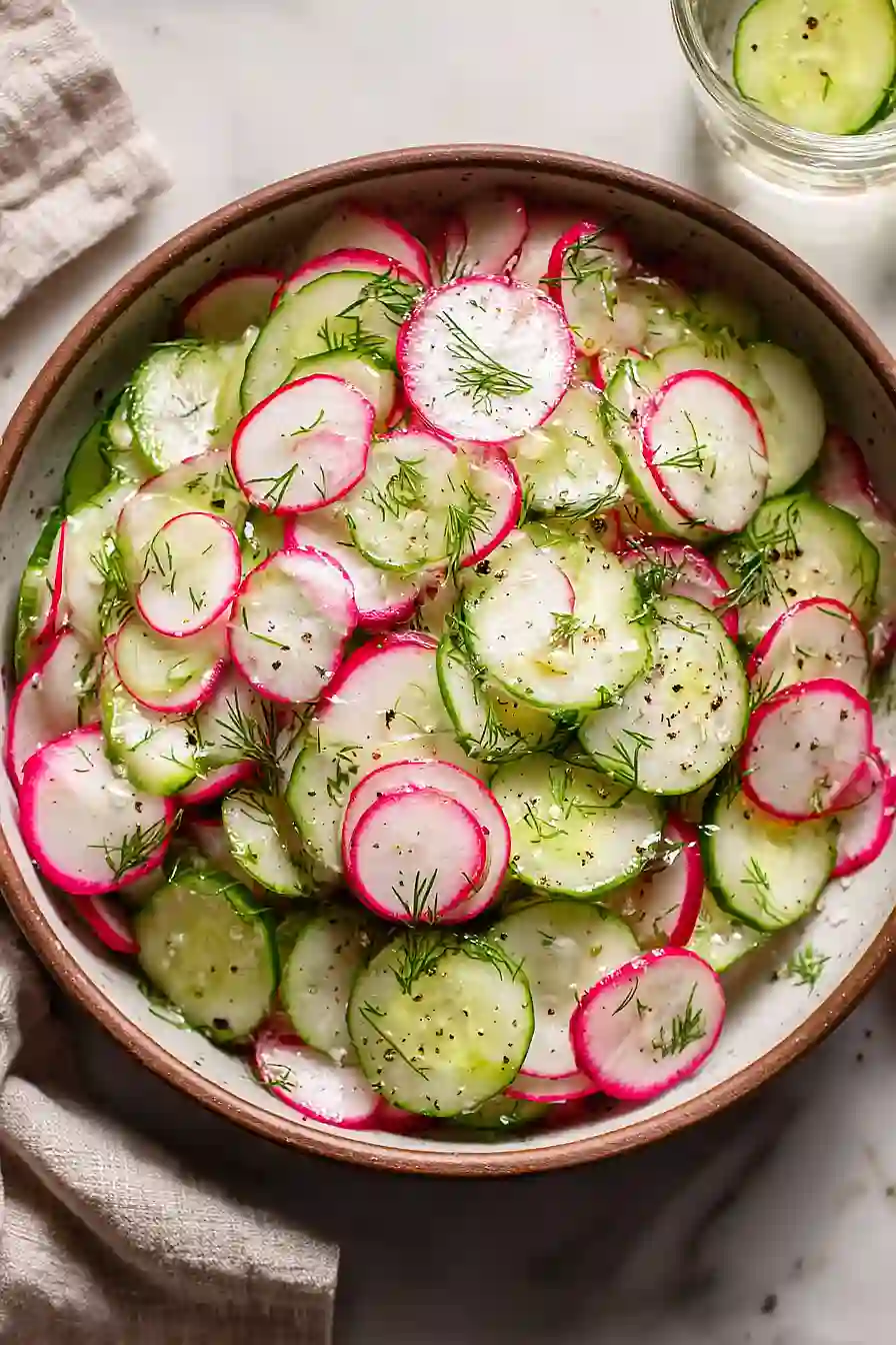 cucumber radish salad