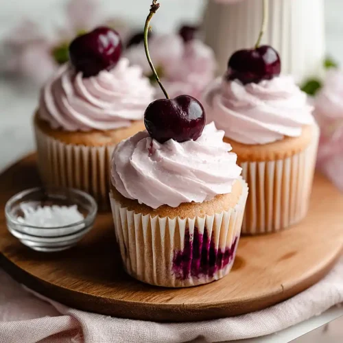 cherry cupcakes