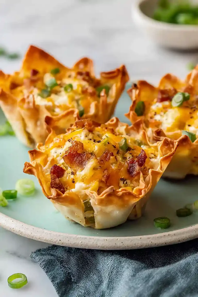 jalapeño popper wonton cups