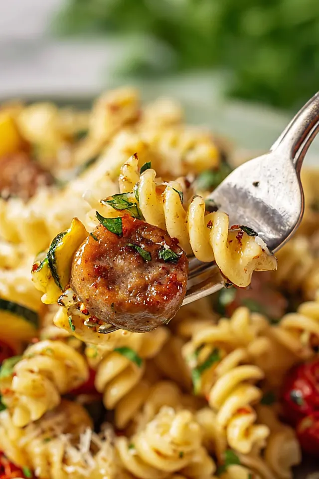 chicken sausage pasta
