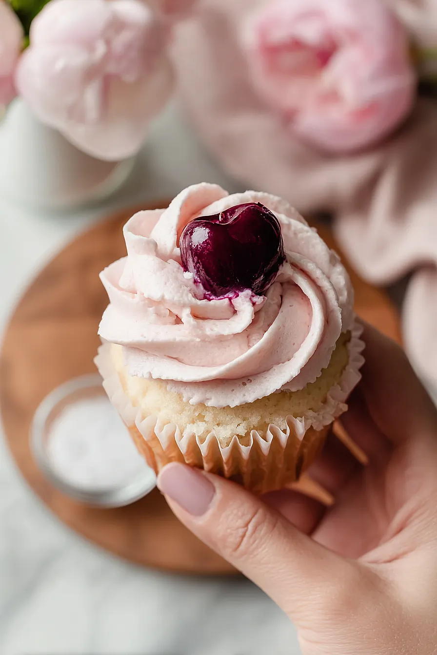 cherry cupcakes