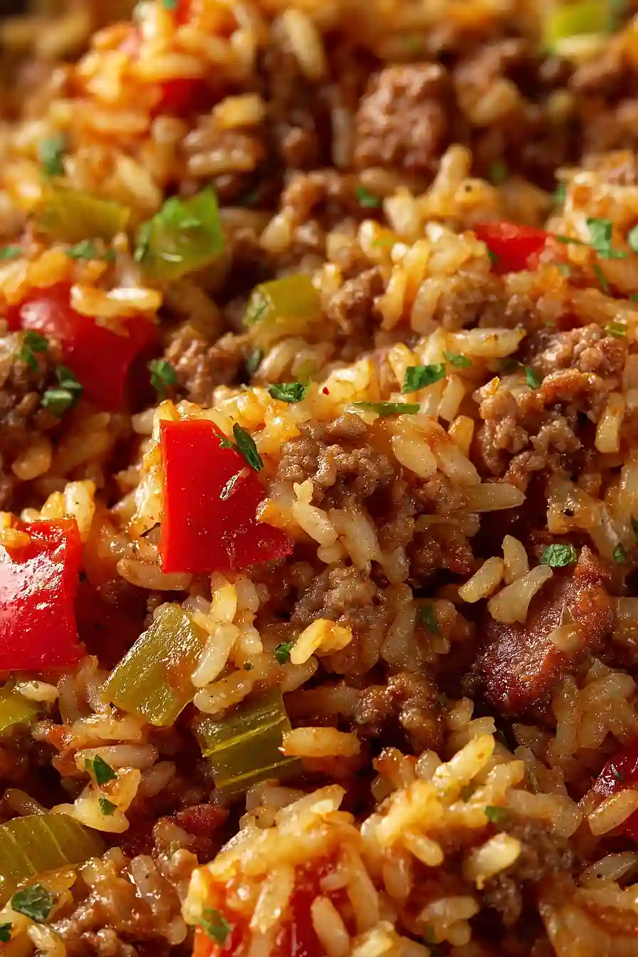 ground beef jambalaya
