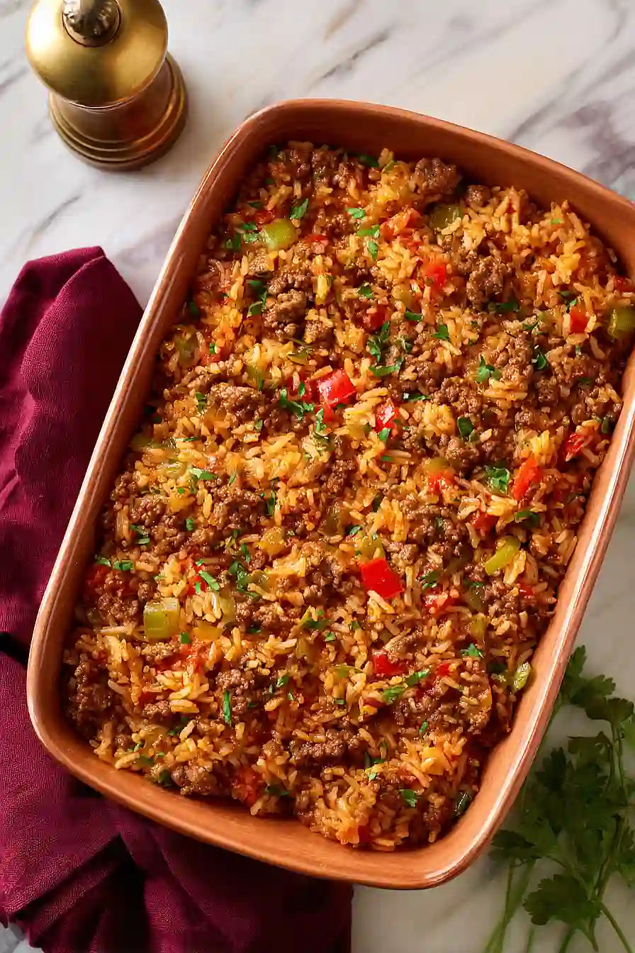 ground beef jambalaya