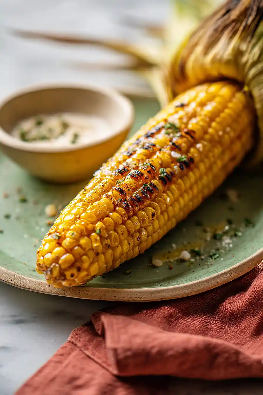 smoked corn on the cob