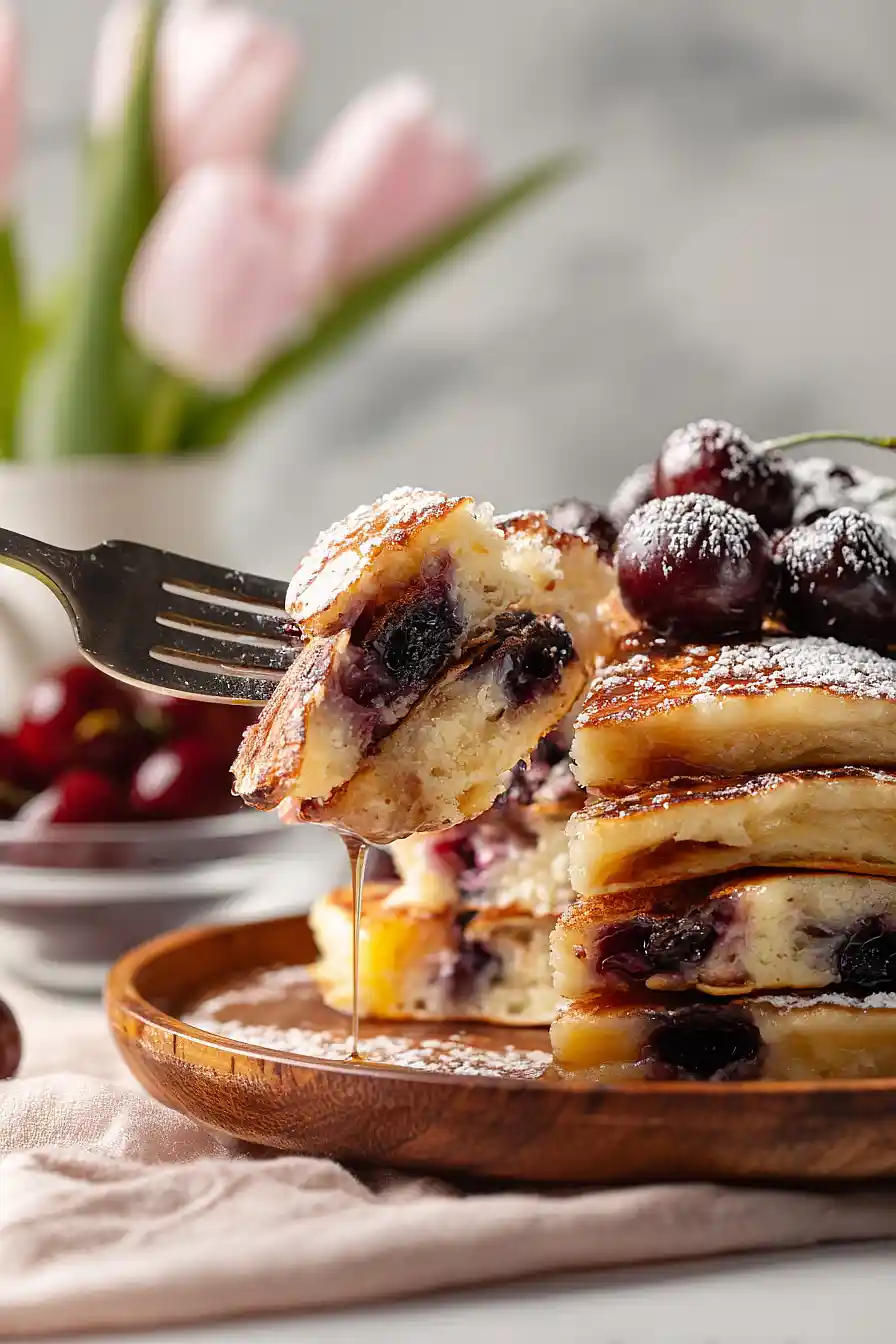 cherry pancakes