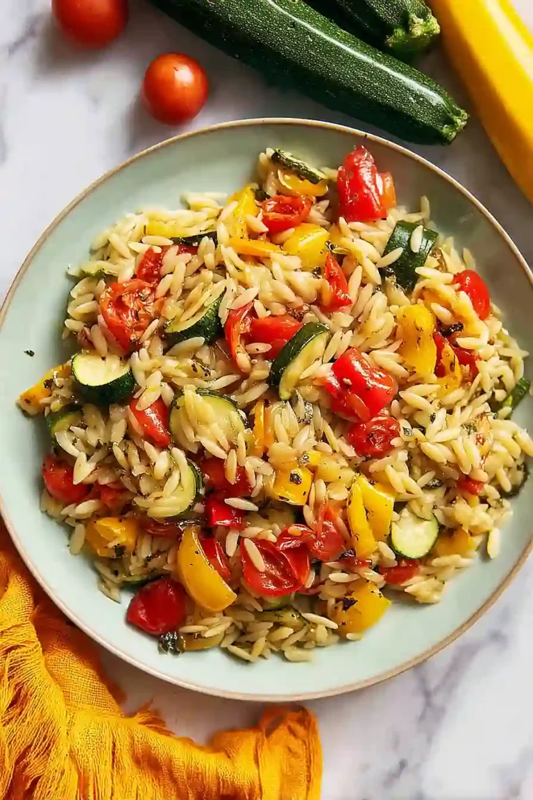 Roasted Vegetable Orzo Salad