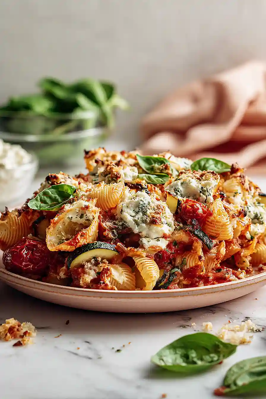 summer pasta bake