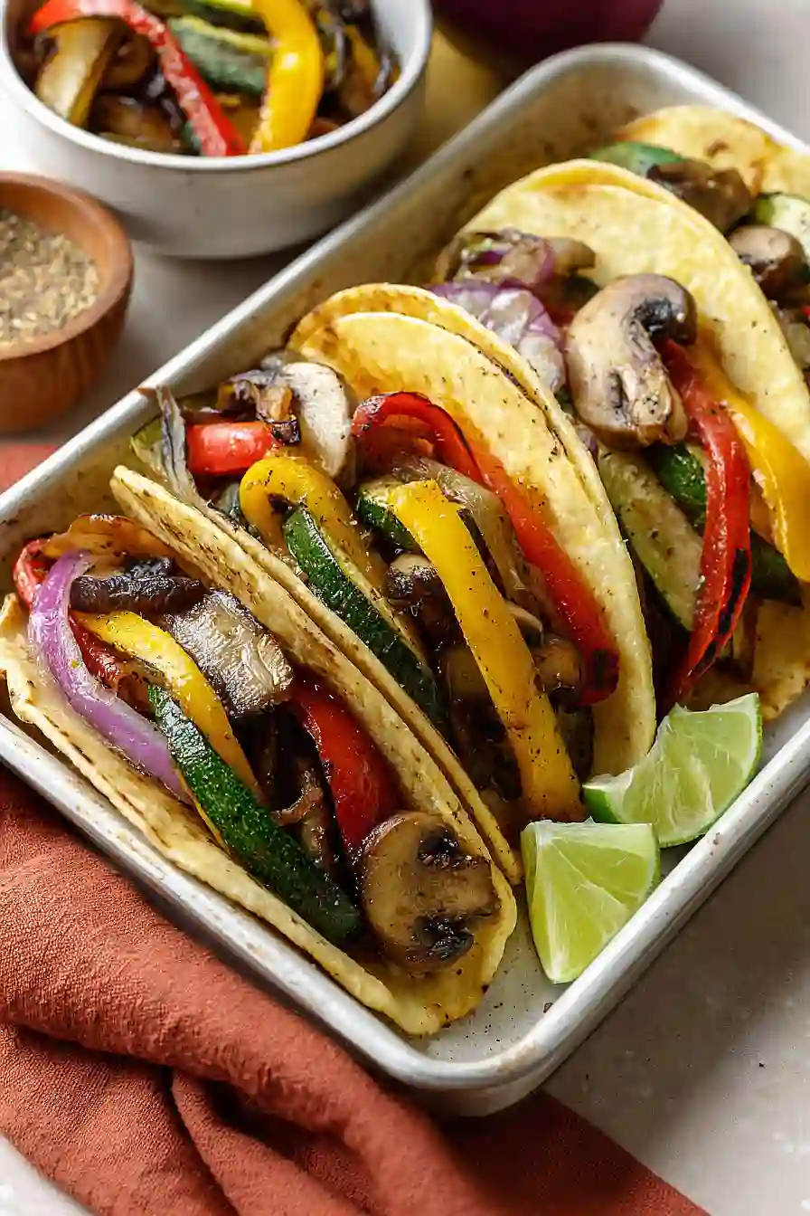 grilled vegetable fajitas
