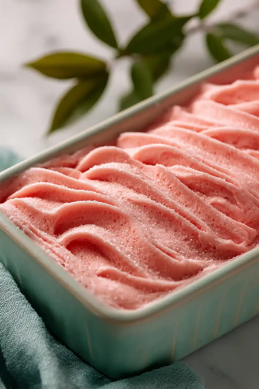 watermelon coconut sorbet