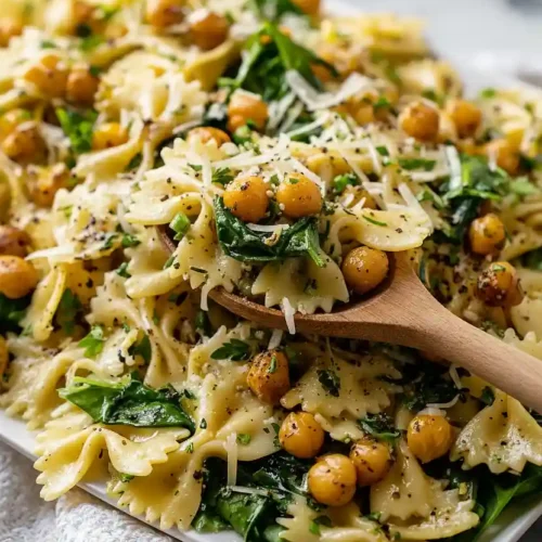 Lemon Chickpea Pasta Salad