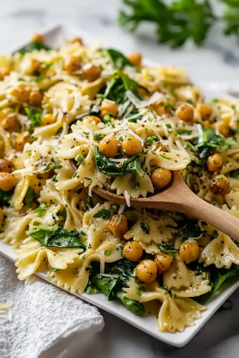 Lemon Chickpea Pasta Salad