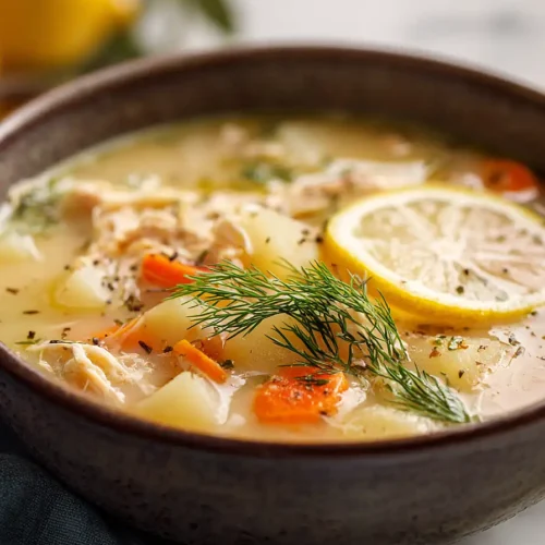 Greek Lemon Potato Soup