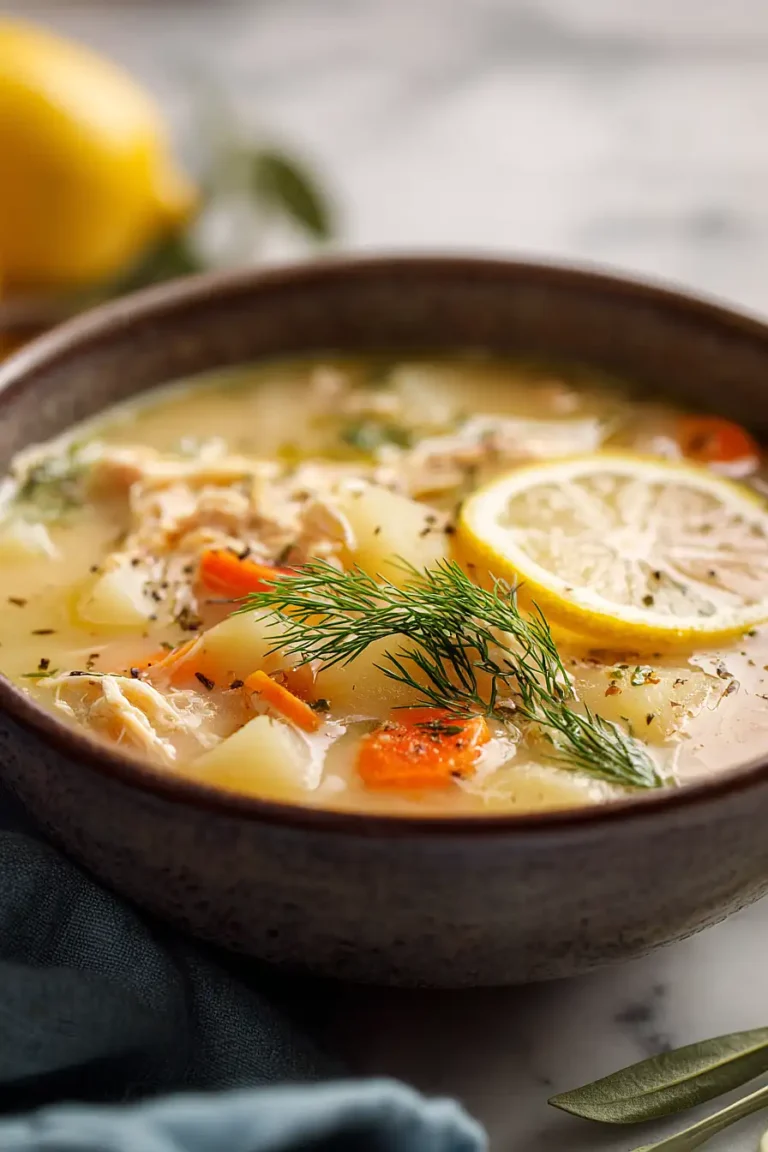 Greek Lemon Potato Soup