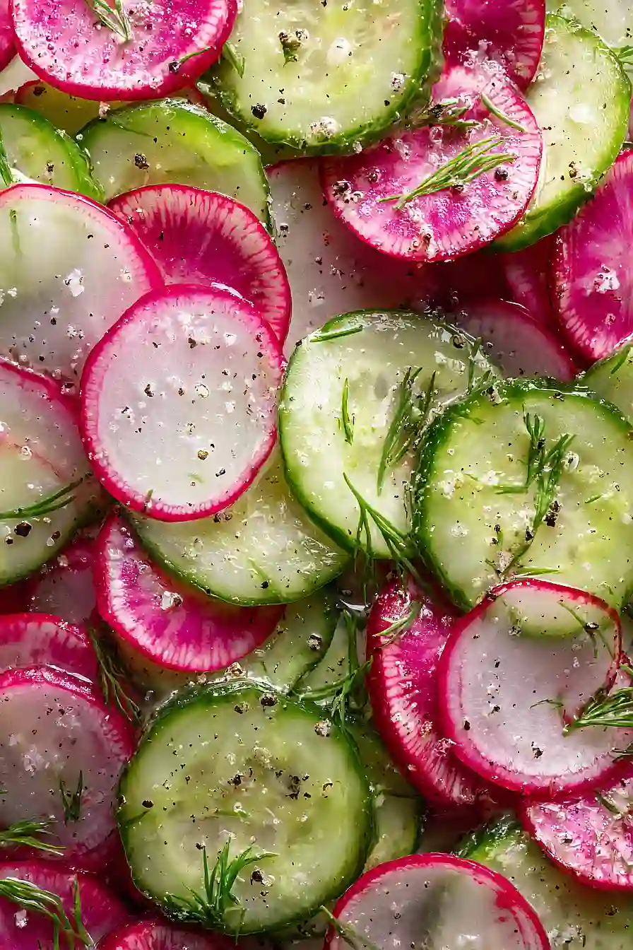 cucumber radish salad