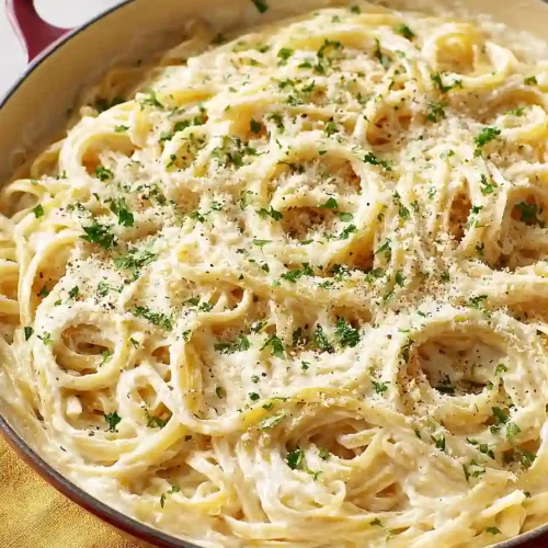 Cottage Cheese Alfredo Pasta