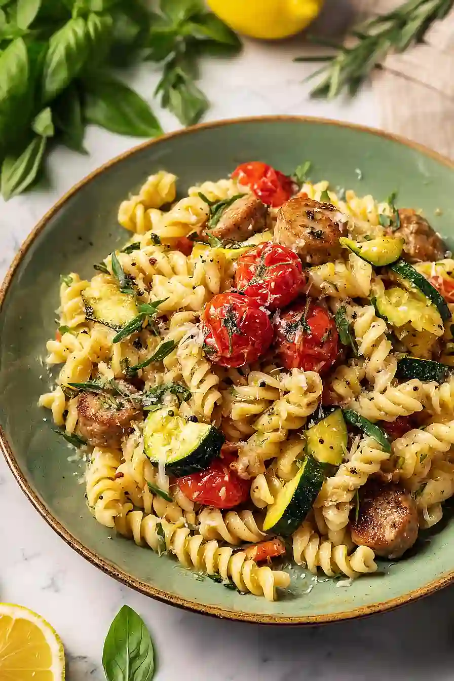 chicken sausage pasta