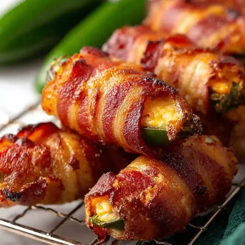 air fryer bacon wrapped jalapeño poppers