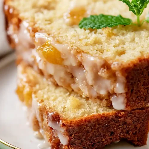 peach cobbler bread