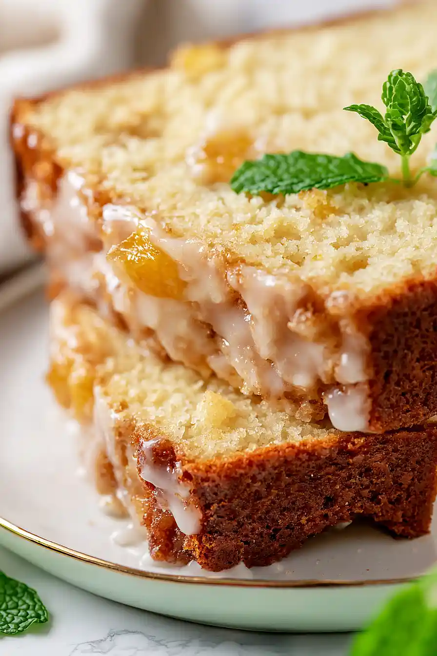 peach cobbler bread