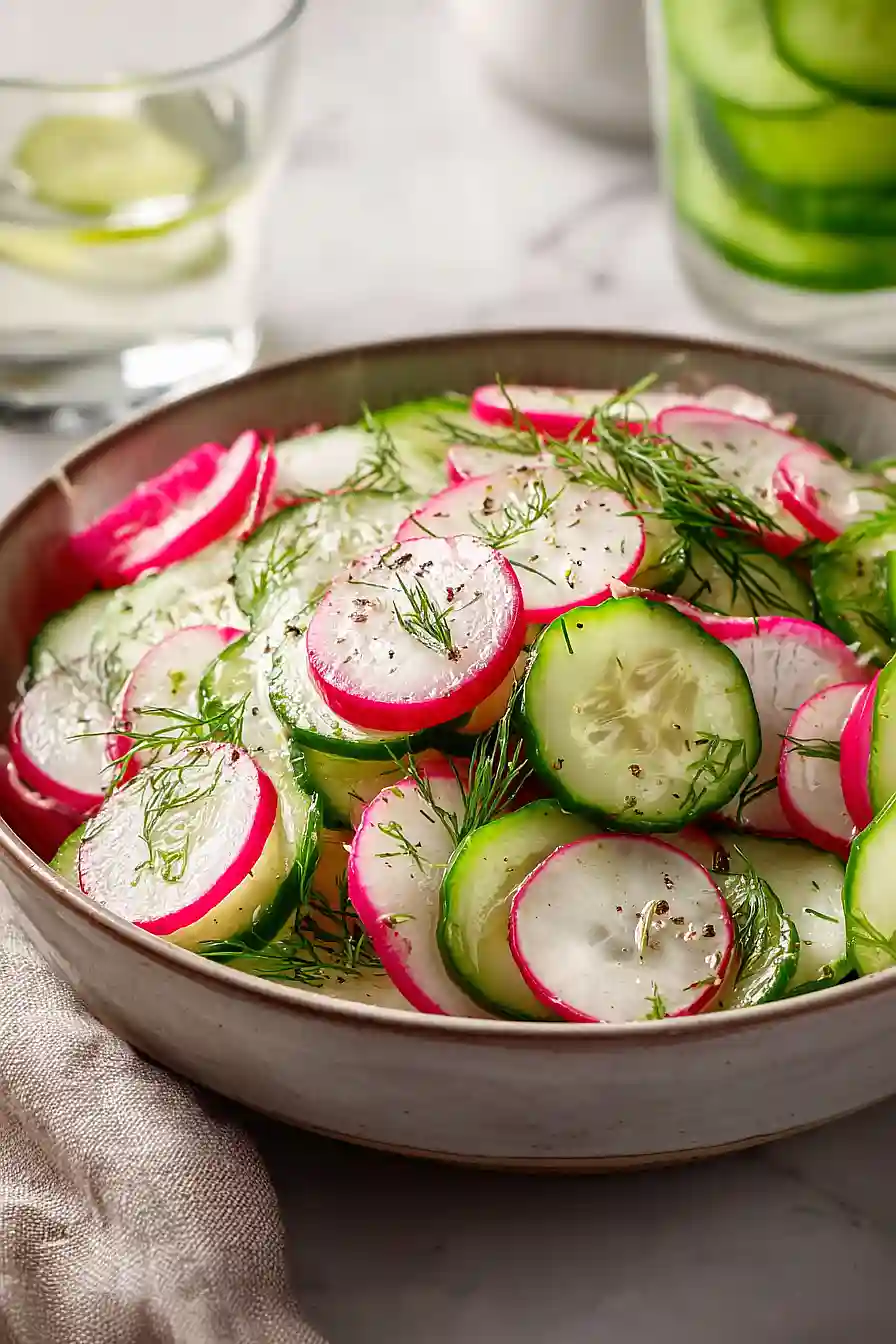 cucumber radish salad