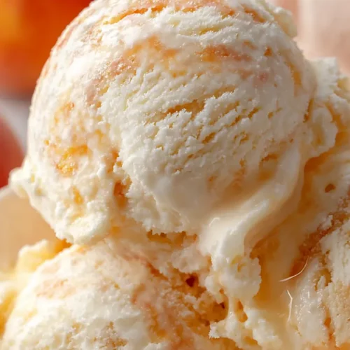 no egg peach ice cream