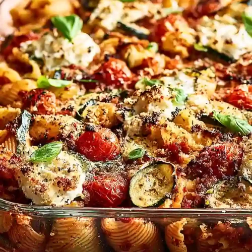 summer pasta bake